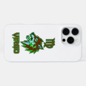 Coque iPhone 16 Pro Max Vierge du zodiaque néon vert esthétique (Verso Horizontal)