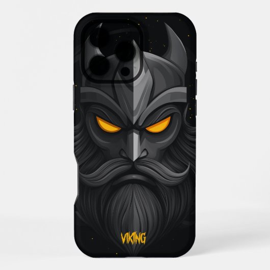 Coque iPhone 16 Pro Max Viking sérieux (Verso)