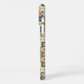 Coque iPhone 16 Pro Max Vintage, patchwork, paré (Côté gauche)