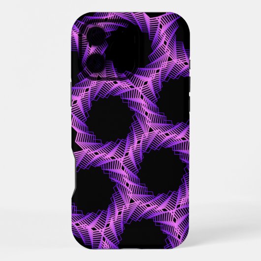 Coque iPhone 16 Pro Max Violet Gridlock (Verso)