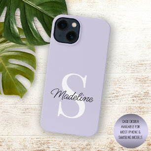 Coque iPhone 16 Pro Max Violet Lavande Violet Personnalisé Coloré