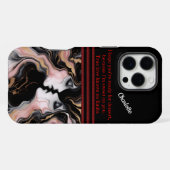 Coque iPhone 16 Pro Max Visages élégants dans l'abstrait (Verso Horizontal)