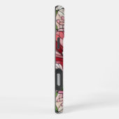 Coque iPhone 16 Pro Max Vitrail floral de la Saint-Valentin (Côté droit)
