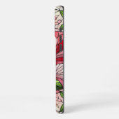 Coque iPhone 16 Pro Max Vitrail floral de la Saint-Valentin (Côté gauche)