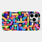 Coque iPhone 16 Pro Max Vivid Geometric Flow (Verso Horizontal)