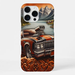 Coque iPhone 16 Pro Max Voiture à capot ventilé dans une élégance naturell