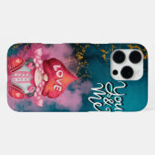 Coque iPhone 16 Pro Max Vous et moi gnome de la Saint-Valentin (Verso Horizontal)
