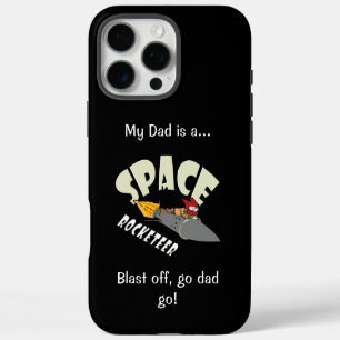 Coque iPhone 16 Pro Max Voyage spatial d'un rocketteur 