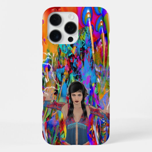 Coque iPhone 16 Pro Max Voyageur électrique (Verso)