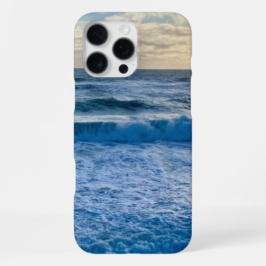 Coque iPhone 16 Pro Max Vue de mer ondulée (Verso)