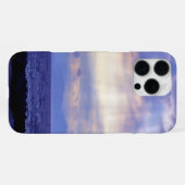 Coque iPhone 16 Pro Max Vue océan pourpre (Verso Horizontal)