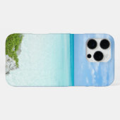 Coque iPhone 16 Pro Max Vue sur la mer avec la nature (Verso Horizontal)