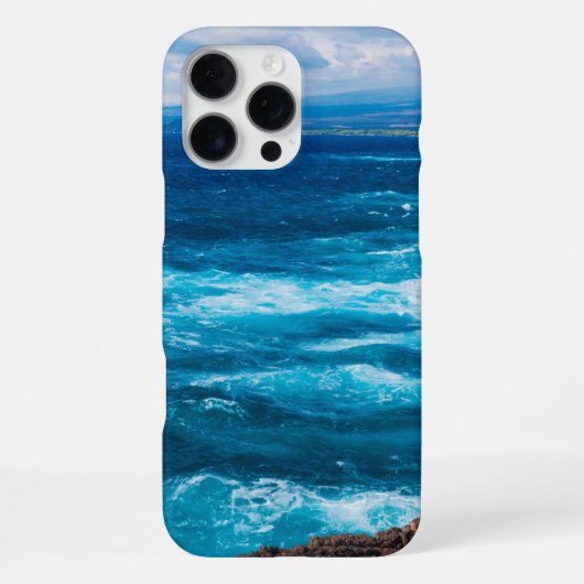 Coque iPhone 16 Pro Max Vue sur l'océan (Verso)