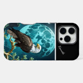 Coque iPhone 16 Pro Max Willow et Eagle de la rivière (Verso Horizontal)