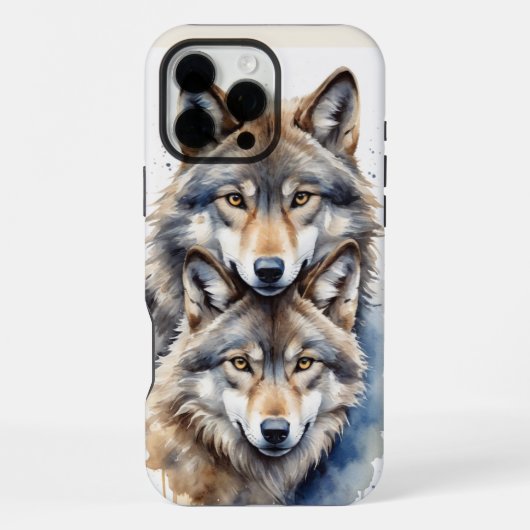 Coque iPhone 16 Pro Max Wolf Wolf Faune Nature animale (Verso)