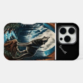 Coque iPhone 16 Pro Max Wolf's Moonlight Howl (Verso Horizontal)