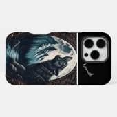 Coque iPhone 16 Pro Max Wolf's Moonlit Howl (Verso Horizontal)