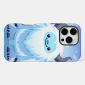 Coque iPhone 16 Pro Max Yéti de Noël/hiver mignon (Verso Horizontal)
