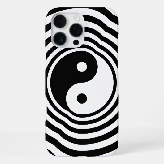 Coque iPhone 16 Pro Max Yin Yang Échos (Verso)