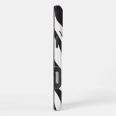 Coque iPhone 16 Pro Max Zebra Stripes iPhone Case – Black & White Pattern (Côté droit)