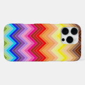Coque iPhone 16 Pro Max Zig Zag Arc-en-ciel (Verso Horizontal)