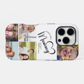 Coque iPhone 16 Pro Meilleur cadeau de maman du monde moderne Collage (Verso Horizontal)