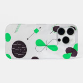 Coque iPhone 16 Pro Mid Century Modern Green Physics  (Verso Horizontal)
