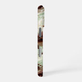 Coque iPhone 16 Pro Mint Chocolate Chip Milkshake Marble Design (Côté droit)