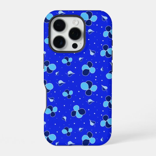Coque iPhone 16 Pro Modèle floral (Verso)