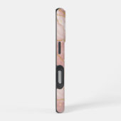 Coque iPhone 16 Pro Modern Rose Quartz Marble Gold (Côté droit)