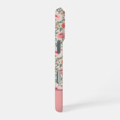 Coque iPhone 16 Pro Modern Wildflowers with Name (Côté droit)