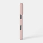 Coque iPhone 16 Pro Moderne Élégantes Initiales Monogramme Rose Pâle B (Côté droit)
