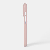 Coque iPhone 16 Pro Moderne Élégantes Initiales Monogramme Rose Pâle B (Côté gauche)