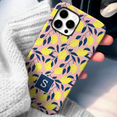 Coque iPhone 16 Pro Monogramme à motif de citron