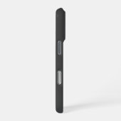 Coque iPhone 16 Pro Monogramme de cœur minimal peut modifier black pin (Côté droit)