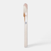Coque iPhone 16 Pro Monogramme de vache blanche rose (Côté gauche)