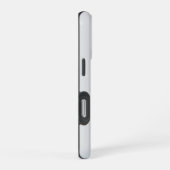 Coque iPhone 16 Pro Monogramme moderne Initiale A & Nom Personnalisé (Côté droit)