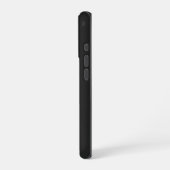 Coque iPhone 16 Pro Monogramme Moderne Initiale L & Nom Personnalisé (Côté gauche)