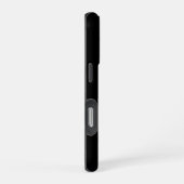 Coque iPhone 16 Pro Monogramme noir rose (Côté droit)