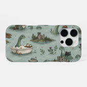 Coque iPhone 16 Pro Monstre du Loch Ness  (Verso Horizontal)