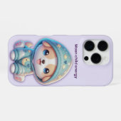 Coque iPhone 16 Pro Moon Child Energy Dog Case (Verso Horizontal)
