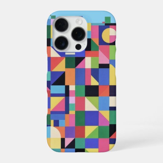 Coque iPhone 16 Pro Mosaic Spectrum (Verso)