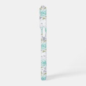 Coque iPhone 16 Pro Mosaïque, fleurs (Côté gauche)