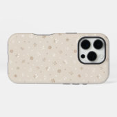 Coque iPhone 16 Pro Motif à points botaniques (Verso Horizontal)