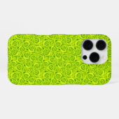 Coque iPhone 16 Pro Motif abstrait de roses florales (Verso Horizontal)