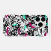 Coque iPhone 16 Pro Motif Abstrait moderne. (Verso Horizontal)