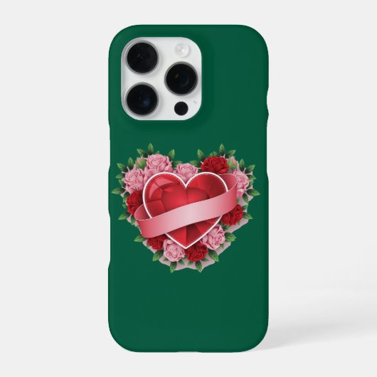 COQUE iPhone 16 PRO MOTIF AMOUR (Verso)