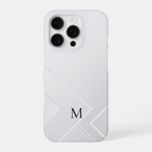 Coque iPhone 16 Pro Motif Blanc Moderne