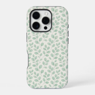 Coque iPhone 16 Pro Motif botanique d'eucalyptus