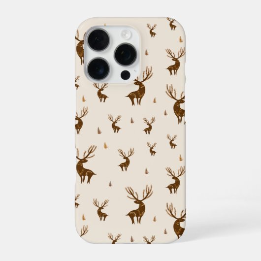 Coque iPhone 16 Pro Motif cerf (Verso)